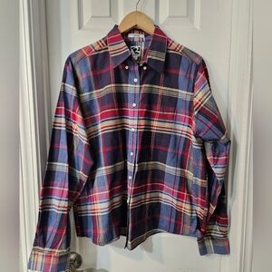 ROCKIES PLAID BUTTON UP